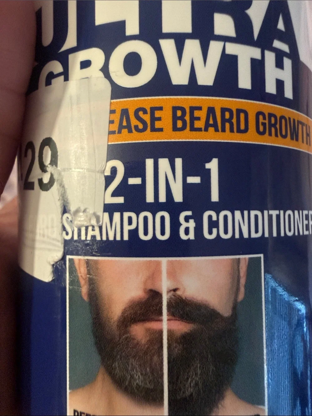 2-in-1 Beard Shampoo & Conditioner for Men - Blue